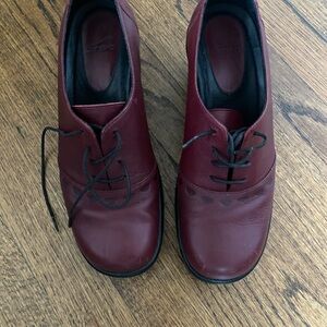 Dansko Women's Burgundy Lace Up Boots